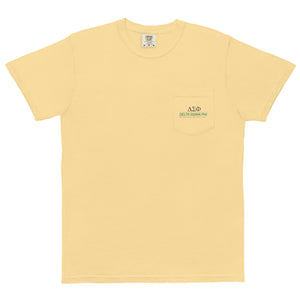 Delta Sigma Phi Comfort Colors Pocket T-Shirt - Light