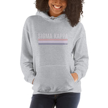 Load image into Gallery viewer, Sigma Kappa Trendy Stripes Hoodie