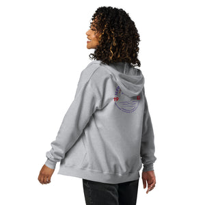 Alpha Omega Epsilon 40th Anniversary Zip  Hoodie