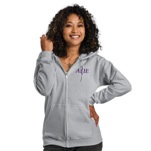 Alpha Omega Epsilon 40th Anniversary Zip  Hoodie