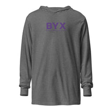 Load image into Gallery viewer, BYX Hooded Long-Sleeve Tee - Colored Logo