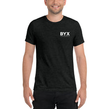 Load image into Gallery viewer, Beta Upsilon Chi Descriptor Knockout Triblend Tee