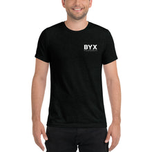 Load image into Gallery viewer, Beta Upsilon Chi Descriptor Knockout Triblend Tee