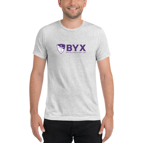 Beta Upsilon Chi Shield Triblend Tee