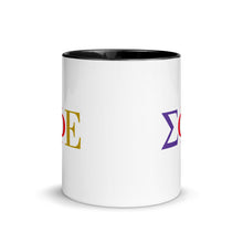 Load image into Gallery viewer, Sigma Phi Epsilon Letter Mug with Color Inside