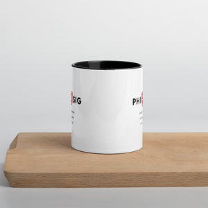 Phi Sigma Kappa Mug with Color Inside