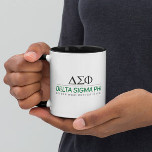 Delta Sigma Phi Black & White Mug
