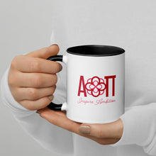 Load image into Gallery viewer, Alpha Omicron Pi Mug Mug with Color Inside