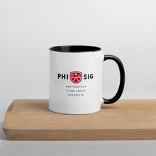 Load image into Gallery viewer, Phi Sigma Kappa Mug with Color Inside