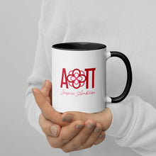 Load image into Gallery viewer, Alpha Omicron Pi Mug Mug with Color Inside