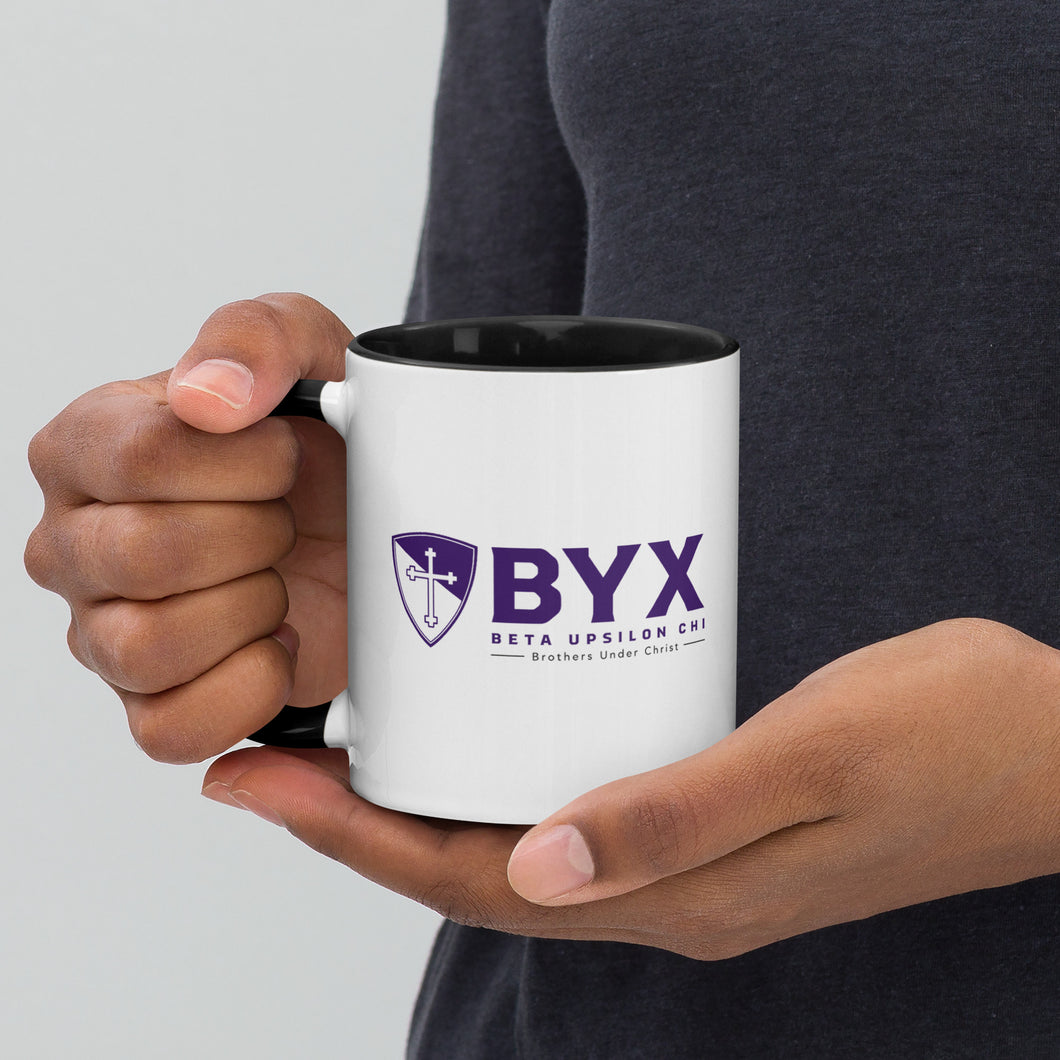 Beta Upsilon Chi Black & White Mug