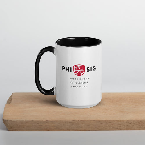 Phi Sigma Kappa Mug with Color Inside