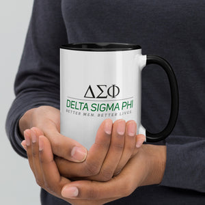 Delta Sigma Phi Black & White Mug