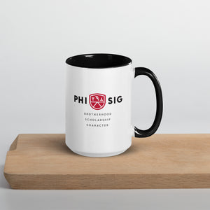 Phi Sigma Kappa Mug with Color Inside