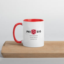 Load image into Gallery viewer, Phi Sigma Kappa Mug with Color Inside