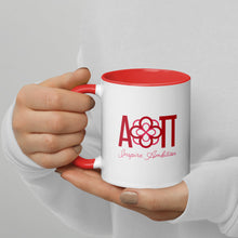 Load image into Gallery viewer, Alpha Omicron Pi Mug Mug with Color Inside