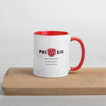 Load image into Gallery viewer, Phi Sigma Kappa Mug with Color Inside