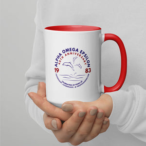 Alpha Omega Epsilon 40th Anniversary Mug