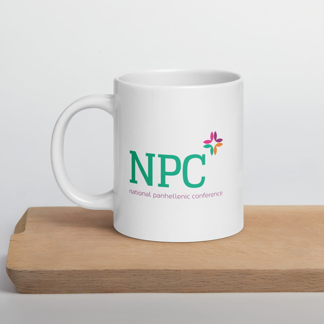 NPC White Glossy Mug