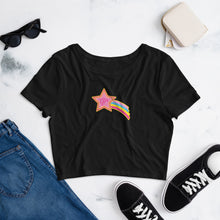 Load image into Gallery viewer, GBig Barbie Rainbow Sorority Crop Tee