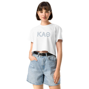 Kappa Alpha Theta 2024 Convention Gingham Crop Top