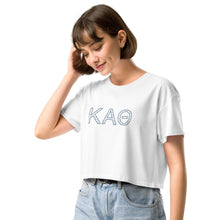 Load image into Gallery viewer, Kappa Alpha Theta 2024 Convention Gingham Crop Top