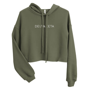 Delta Zeta Sorority Crop Hoodie