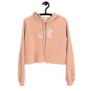 Delta Gamma Flower Crop Hoodie