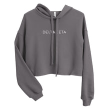 Load image into Gallery viewer, Delta Zeta Sorority Crop Hoodie