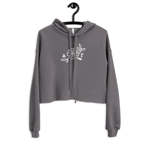 Delta Gamma Flower Crop Hoodie