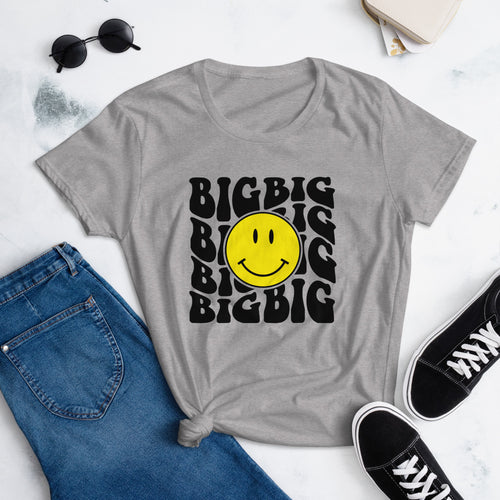 Big Smiley Face Yellow Sorority T-Shirt