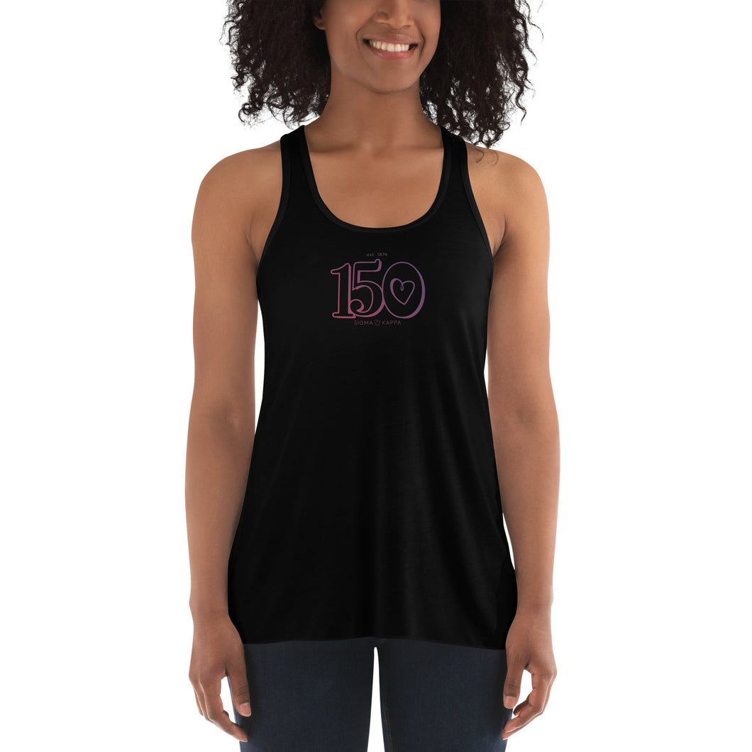 Sigma Kappa 150th Flowy Racerback Tank