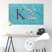 Load image into Gallery viewer, Kappa Sigma USA Flag - Aqua