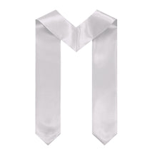 Load image into Gallery viewer, Zeta Tau Alpha Graduation Stole With Crest - White