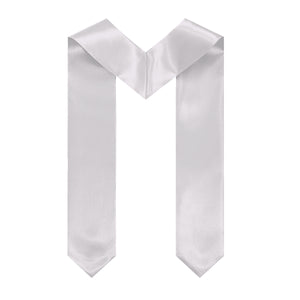 Zeta Tau Alpha Graduation Stole With Crest - White