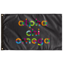 Load image into Gallery viewer, Alpha Chi Omega Color Tube Greek Flag
