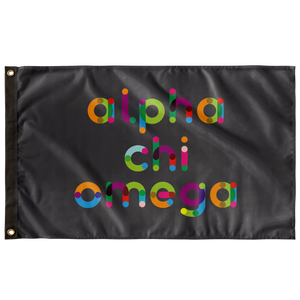 Alpha Chi Omega Color Tube Greek Flag