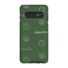 Load image into Gallery viewer, Kappa Delta Step Pattern Tough Phone Case - Dark Olive