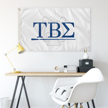 Load image into Gallery viewer, Tau Beta Sigma Logomark Flag - Blue &amp; White