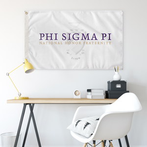 Phi Sigma Pi National Honor Fraternity Flag - White