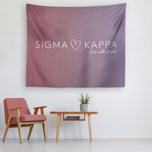 Load image into Gallery viewer, Sigma Kappa Sorority Tapestry - 1