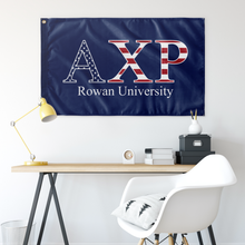 Load image into Gallery viewer, Alpha Chi Rho Rowan University USA Flag - Blue