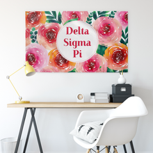 Load image into Gallery viewer, Delta Sigma Pi  Rosie Posie Sorority Flag