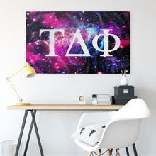 Load image into Gallery viewer, Tau Delta Phi Galaxy Pink Greek Flag