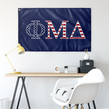 Load image into Gallery viewer, Phi Mu Delta USA Flag