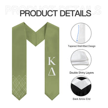 Load image into Gallery viewer, Kappa Delta Diamond Stole - KD Olive