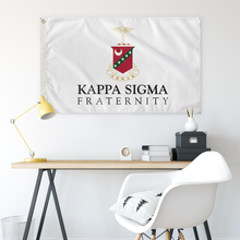 Load image into Gallery viewer, Kappa Sigma Vertical Logo Fraternity Flag