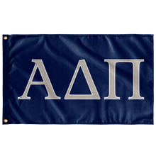 Load image into Gallery viewer, Alpha Delta Pi Sorority Letter Flag - Midnight, Sand &amp; White