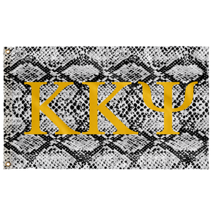 Kappa Kappa Psi Snakeskin Fraternity Flag