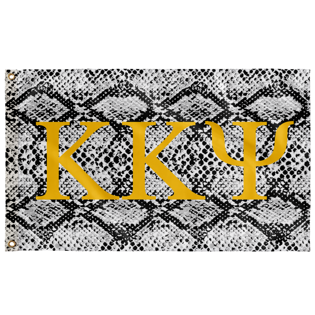 Kappa Kappa Psi Snakeskin Fraternity Flag
